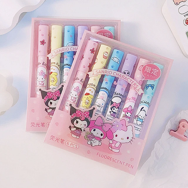 サンリオハローキティハイライターペンセット、kawaii kuromi、2.6 