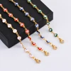 Blue Red Evil Eye Bracelet Stainless Steel Bead Lucky Turkish eye Jewelry For Women Simple Adjustable 6