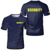 Classic Security Uniform Cheap Men's T-shirts Bodyguard Professional Work Clothes Tee Guard Light Breathable Procurement Tops 3