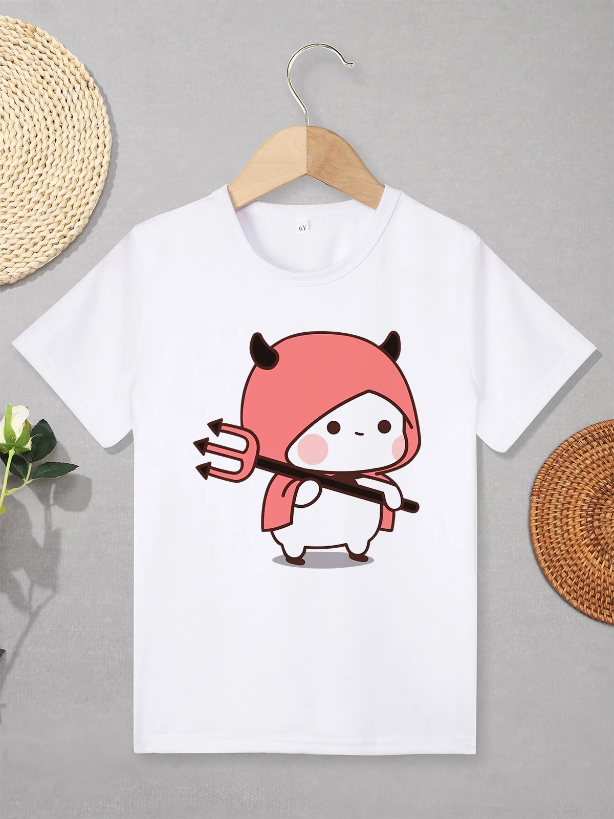 Cute Cats T shirt for Girls Summer Casual Europe and America Trend Kids Clothes Simple Aesthetic Kawaii Harajuku Children Tops children t shirt