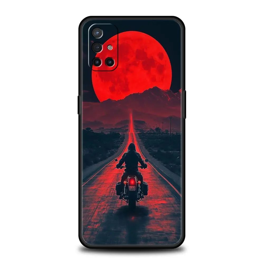 Sleek Motorcycle-Themed Phone Case Cover