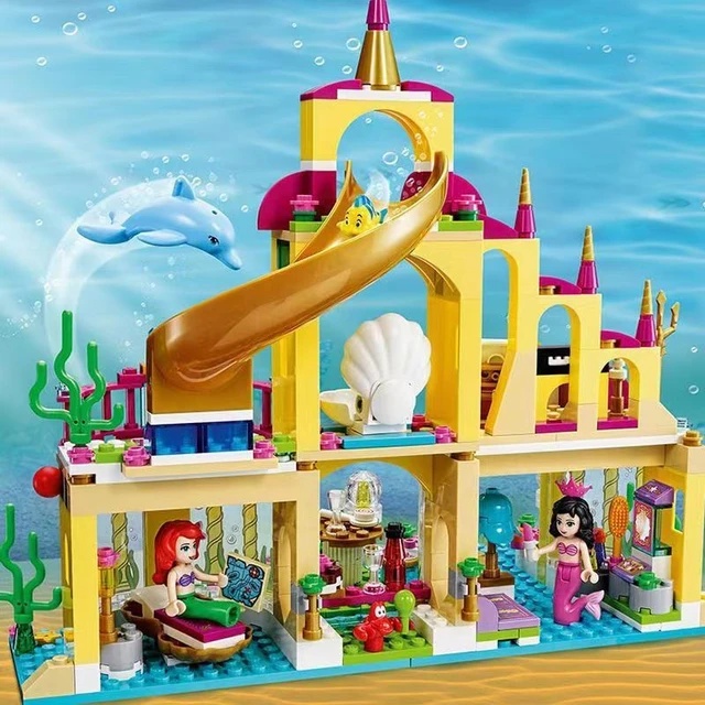 ven Male ved godt Building Game Compatible With Lego Toys For Girls Play House The Little  Mermaid Castle - Blocks - AliExpress