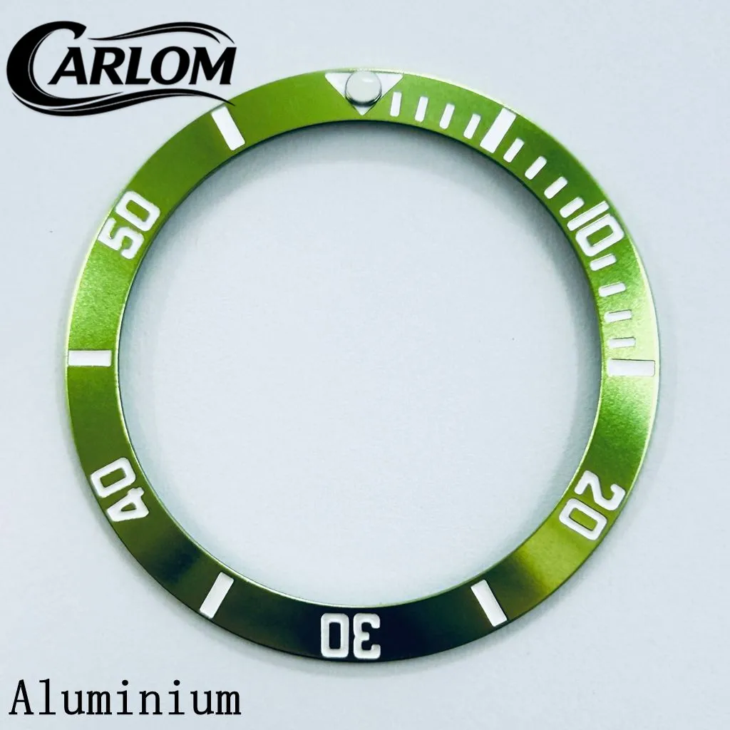 Black Blue Green Gray Ceramic Aluminium Sloping Bezel Insert