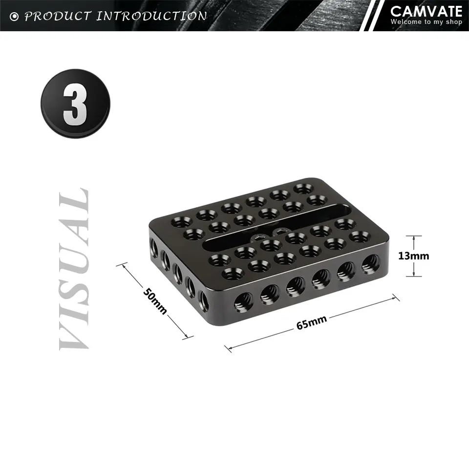 Top Mounting Plate For Canon 60D/70D/50D/40D/7DMarkII/5DMarkII/5DMarkIII/Nikon