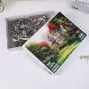 70cm*50cm 1000pcs Rustic Villa Jigsaw Puzzle Adult Stress Relief Beautiful Landscape Painting Puzzle Home Wall Decor 4