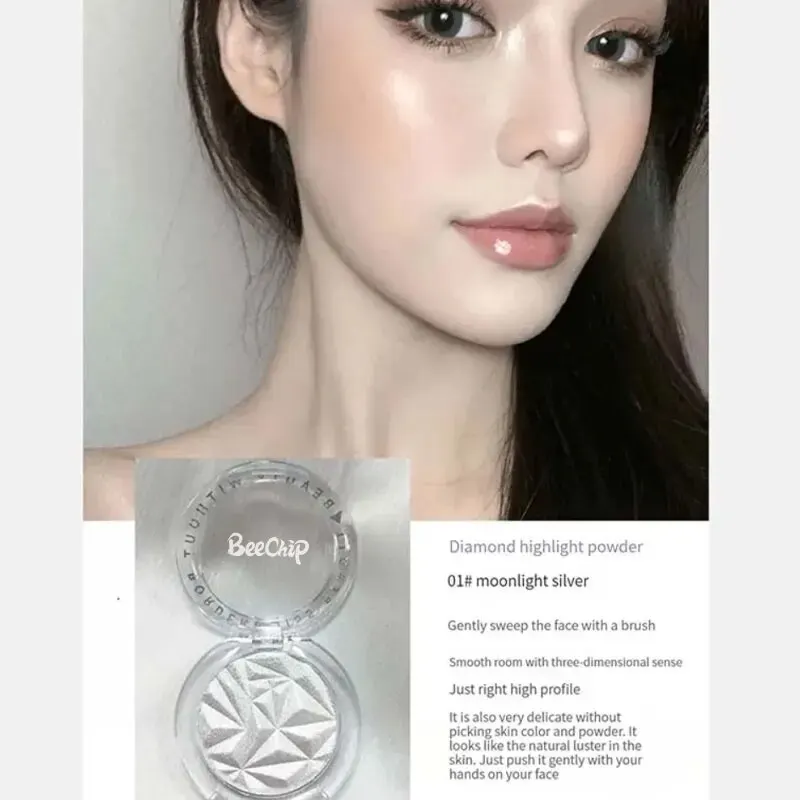 Face Powder Brighten And Modify Face Shadow Diamond Highlight Blusher Fairy Glitter Beautify Pearl Explode