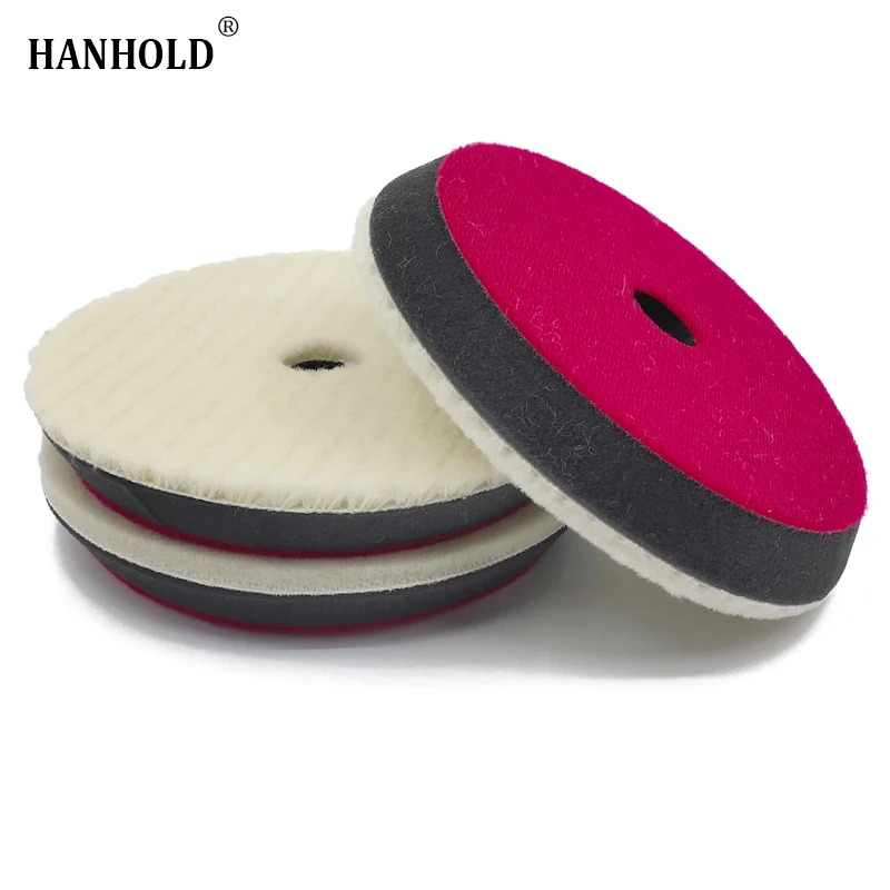 3pcs Wool Polish Pads 6 Inich 150mm Car Polishing Pad Japan Polishing