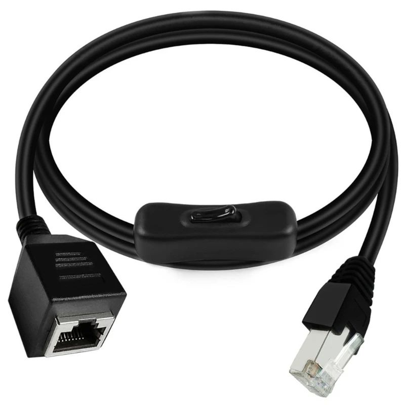 Y1UB CAT6e RJ45 연장 케이블(수-암 커넥터 포함) 100cm/39.37인치