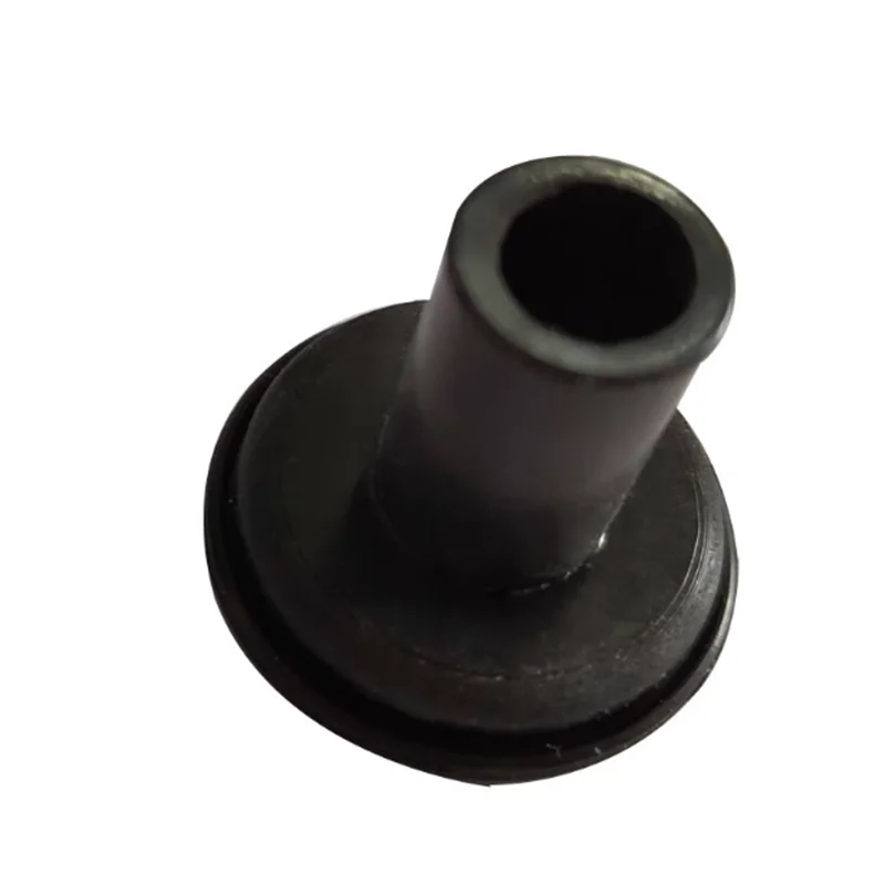 Silicone Sleeve 10Pcs Sheet Metal Hole 15mm Black Rubber for Automobile Wire Harness