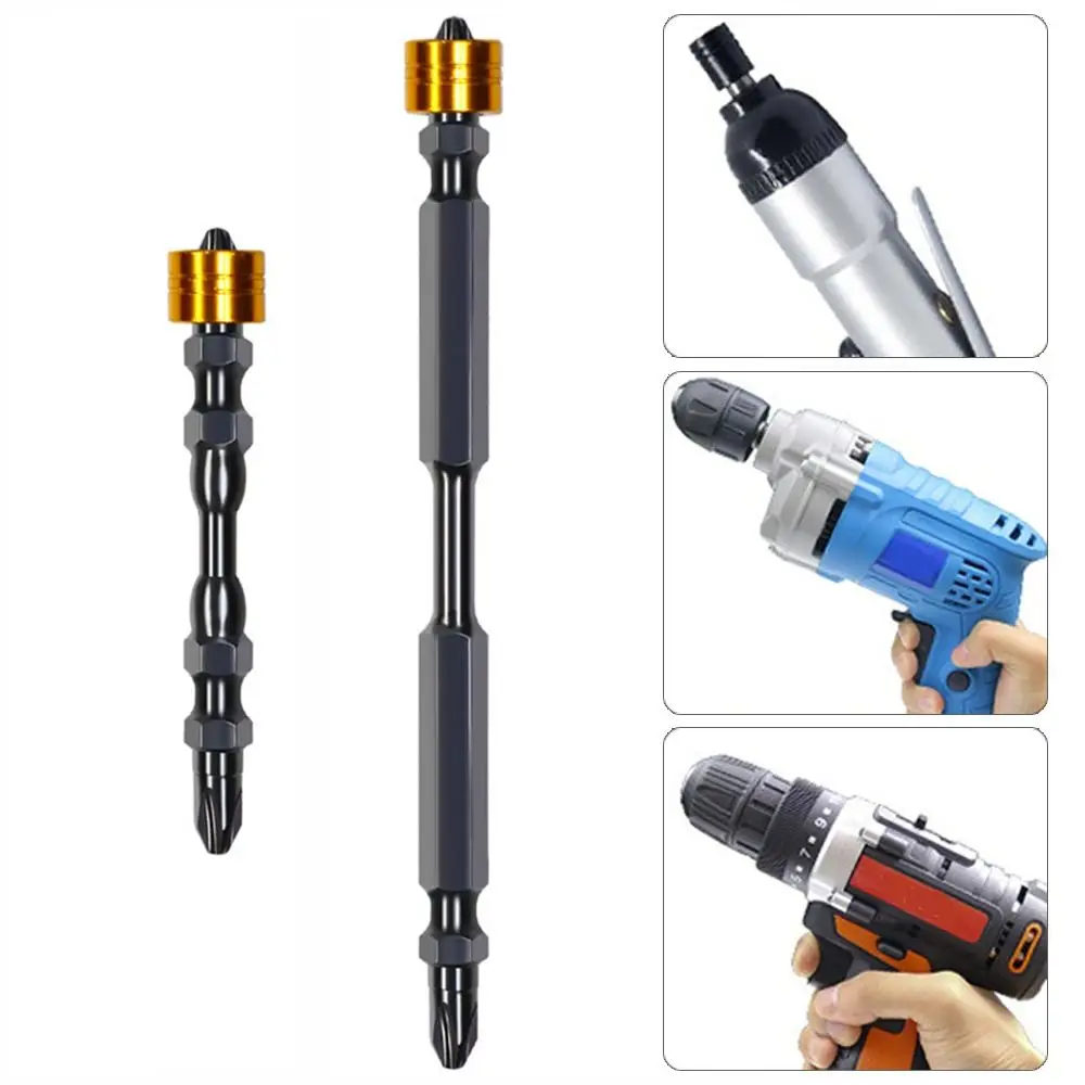 

Double Head Cross Drill Bit Magnetic 65/110mm Phillips Drill Bit Hand Tool Precision Screwdriver Bits Furniture Assembly