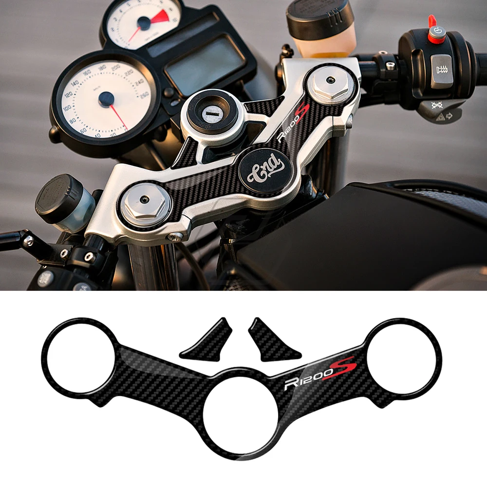 R1200S Motorcycle Top Triple Clamp Yoke Sticker For BMW Motorrad R1200S 2006 2007 2008 2009 2010