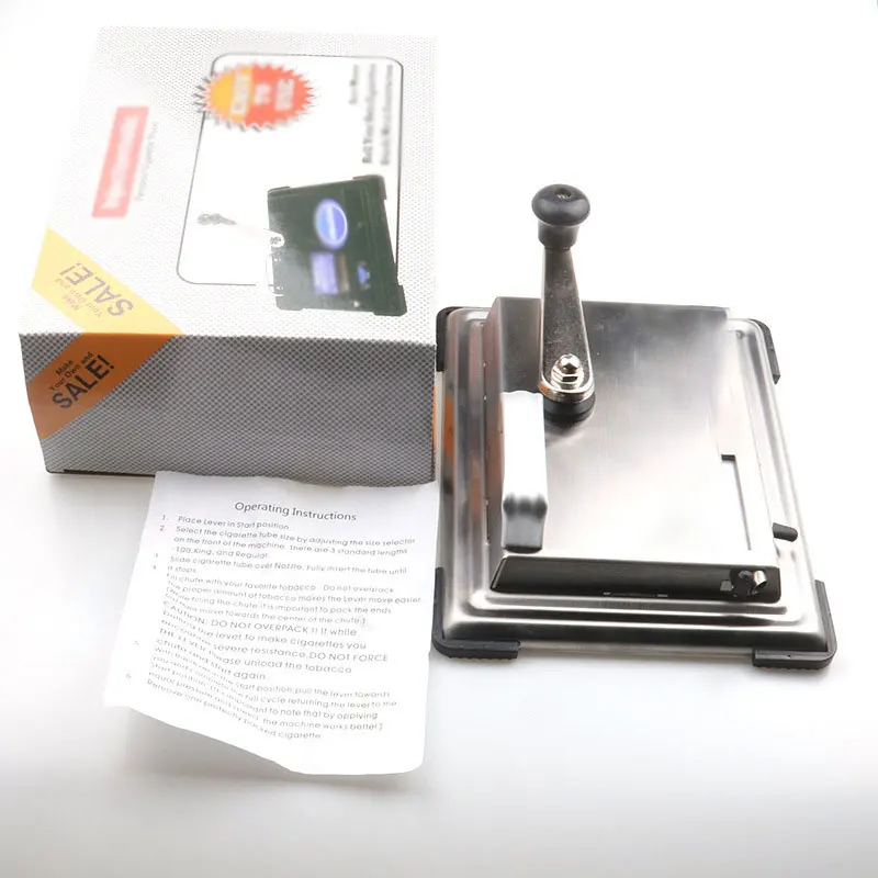 Stainless Steel Pushpull Cigarette Maker Stainless Steel Cigarette