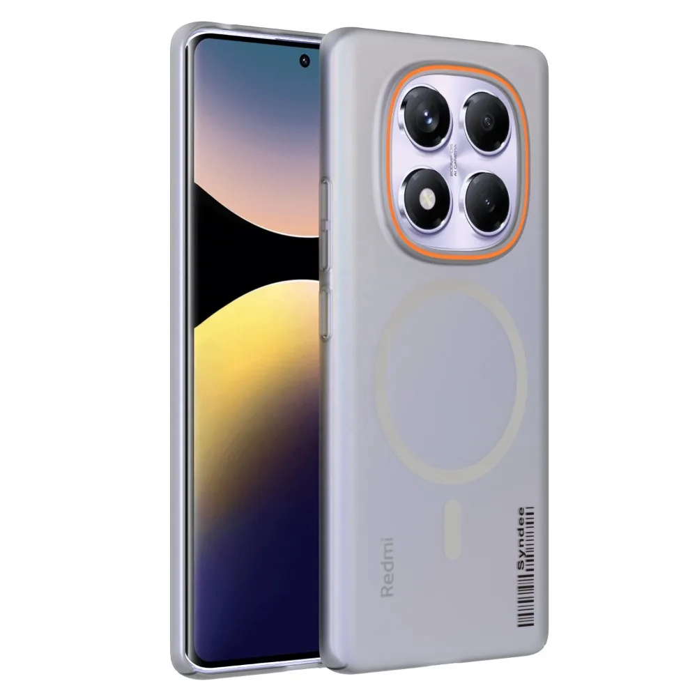 Trendy Translucent Skin Feel Magnetic Charging Case - Anti-Drop Slim Protector Cover