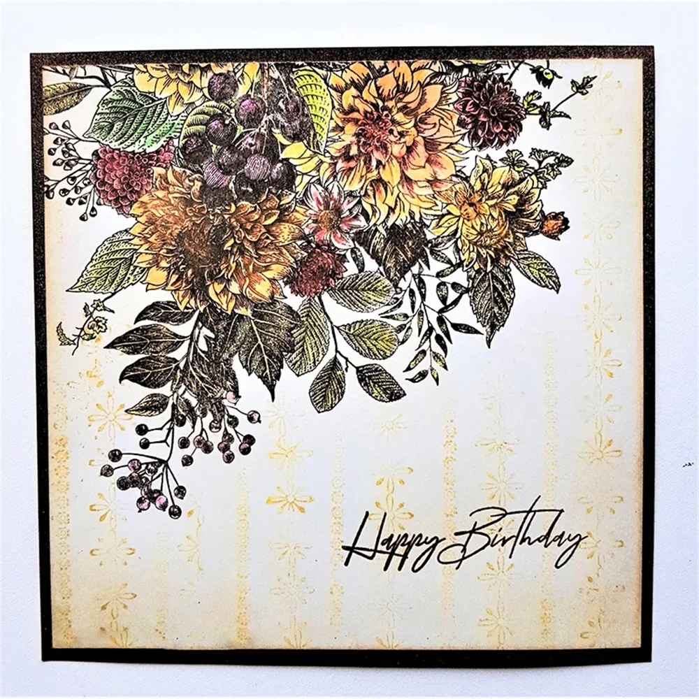 Clear Stamps Beautiful Flowers Butterfly/Insect Phrases Animals and Pets Stamp Set DIY Scrapbooking Paper Card Craft Making