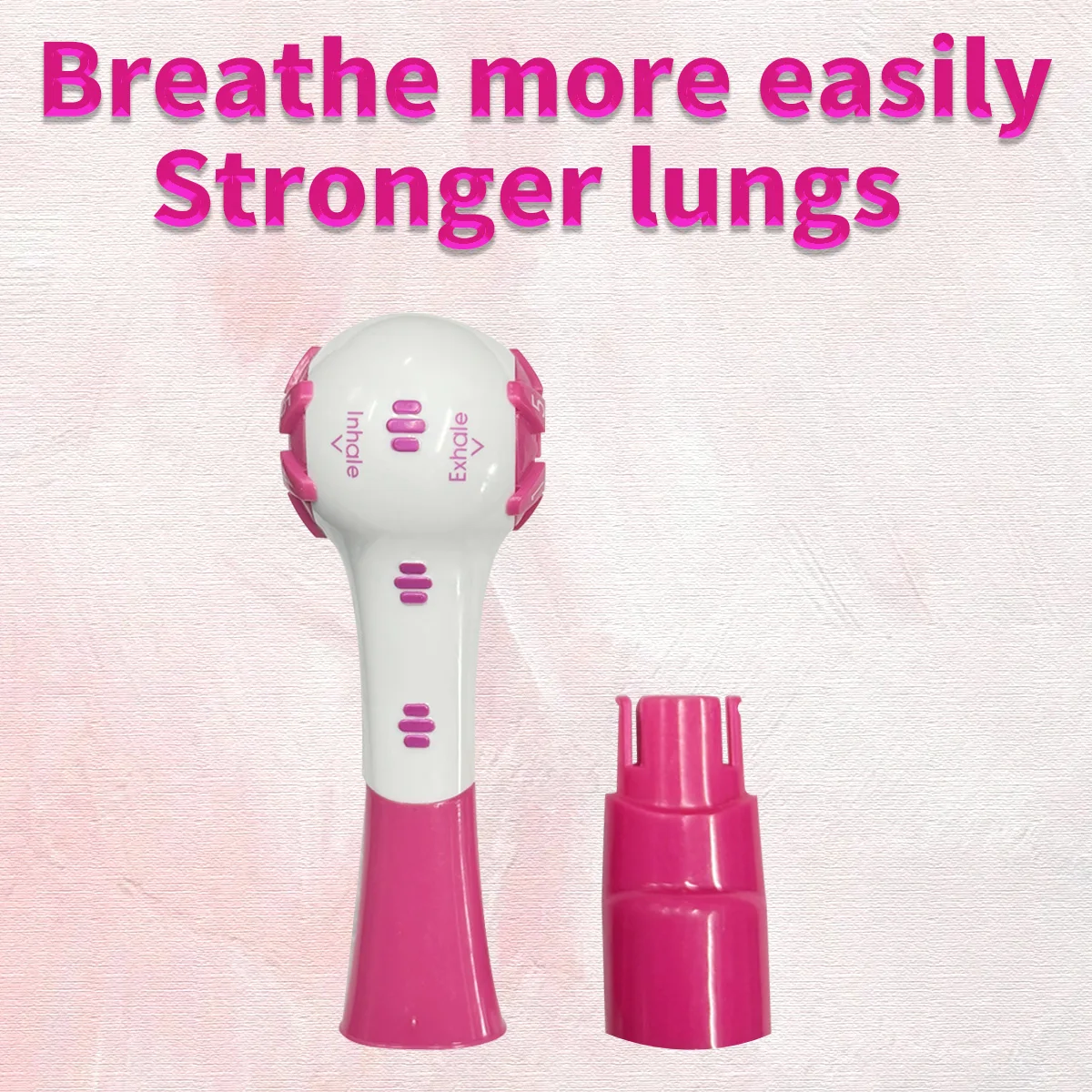 Portable breathing trainer Increases lung capacity Aerobic adjustable resistance exercisers quickly increase lung capacity breathing exerciser breathing trainer