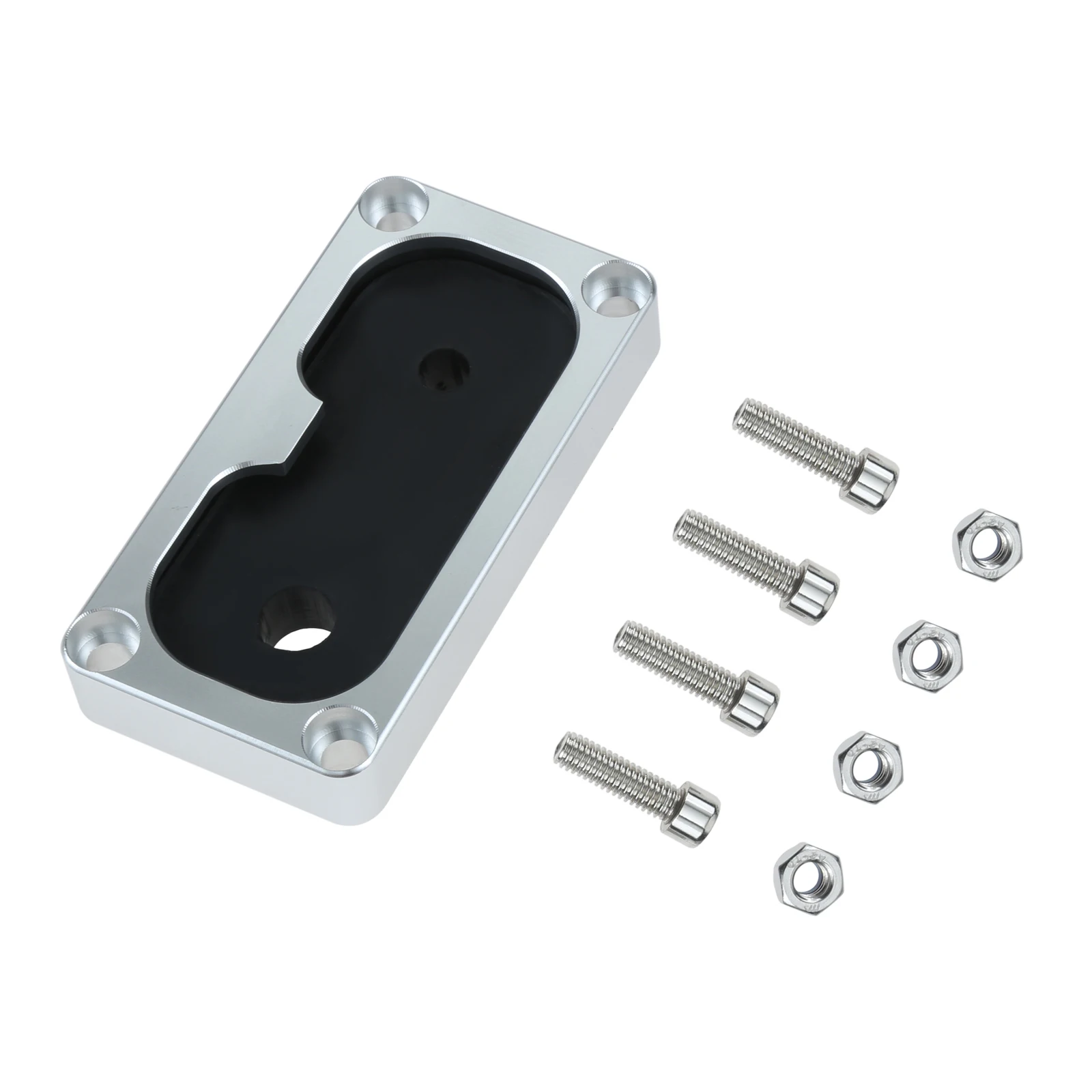 1 Set Billet CNC Aluminum Alloy Firewall Shifter Cables Shifter Plate Grommet Swap Screws Kit Fit for Civic CRX Integra K Series transmission gear shifter clip kit
