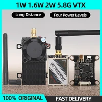 5.8GHz FPV VTX 1W/1.6W/2W Wireless Image Video Transmitter 5.8G 48CH 1000/1600/2000mW 2-6S For Long Range RC Airplane FPV Drone 1
