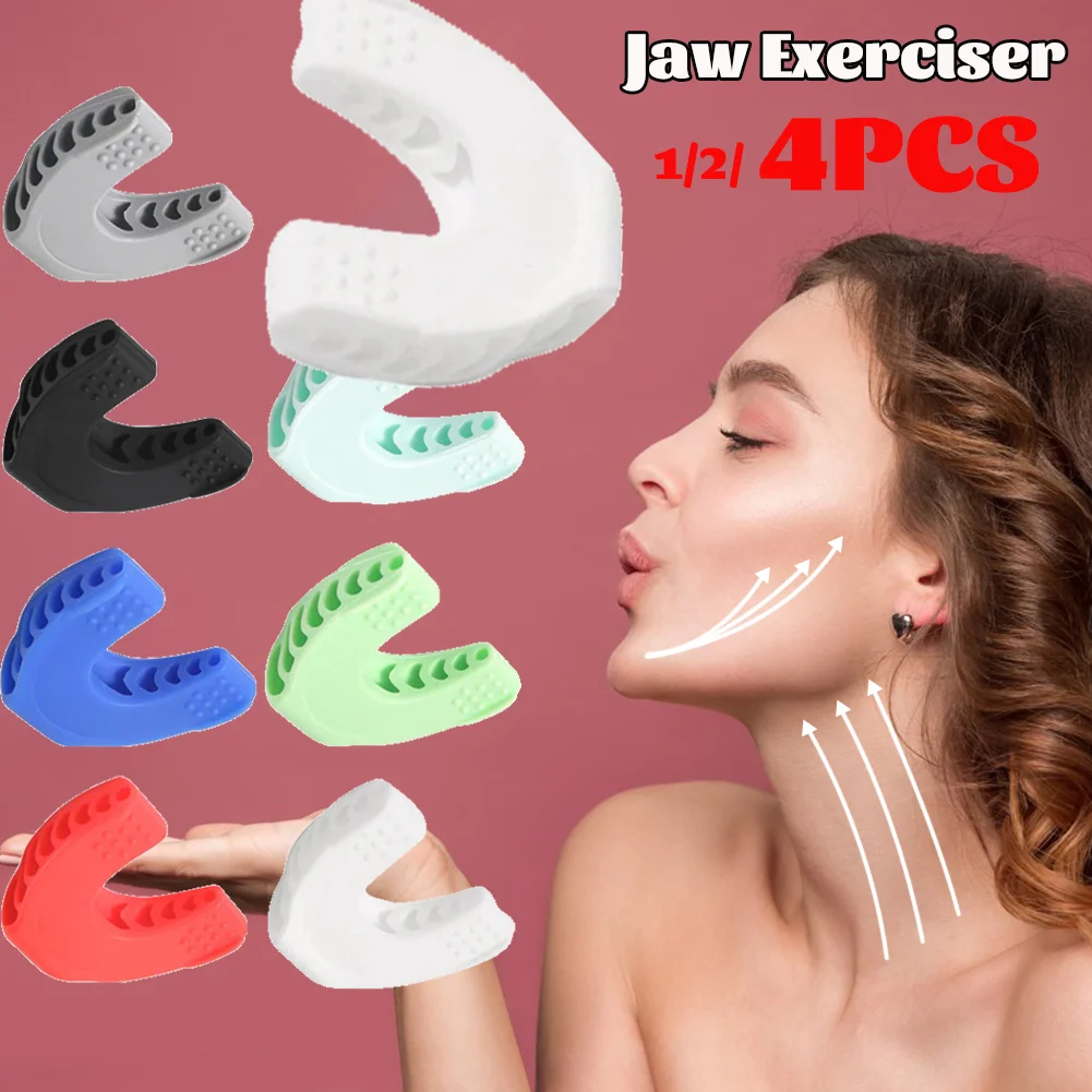 Jaw Exerciser Chin Line Exerciser 40/50/60lbs Upgraded Jaw Exerciser And Neck Toning Jawline Exerciser for Men And Women Face Muscle Trainin Double Chin Reducer