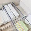 6pcs - Clear Plastic Makeup Organizer Cosmetic Storage Box Makeup Brush Holder Stationery Storage Pen Holder Lipstick Display 4