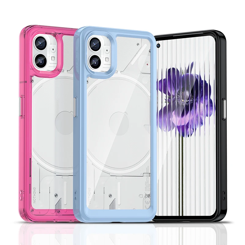 Étui de protection coloré pour Nothing Phone 1, coque arrière antichoc