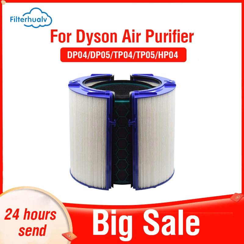 Filtro de Carvão Ativado para Dyson Purificador de ar Dyson Dp04 Dp05 Tp04 Tp05 Hp04
