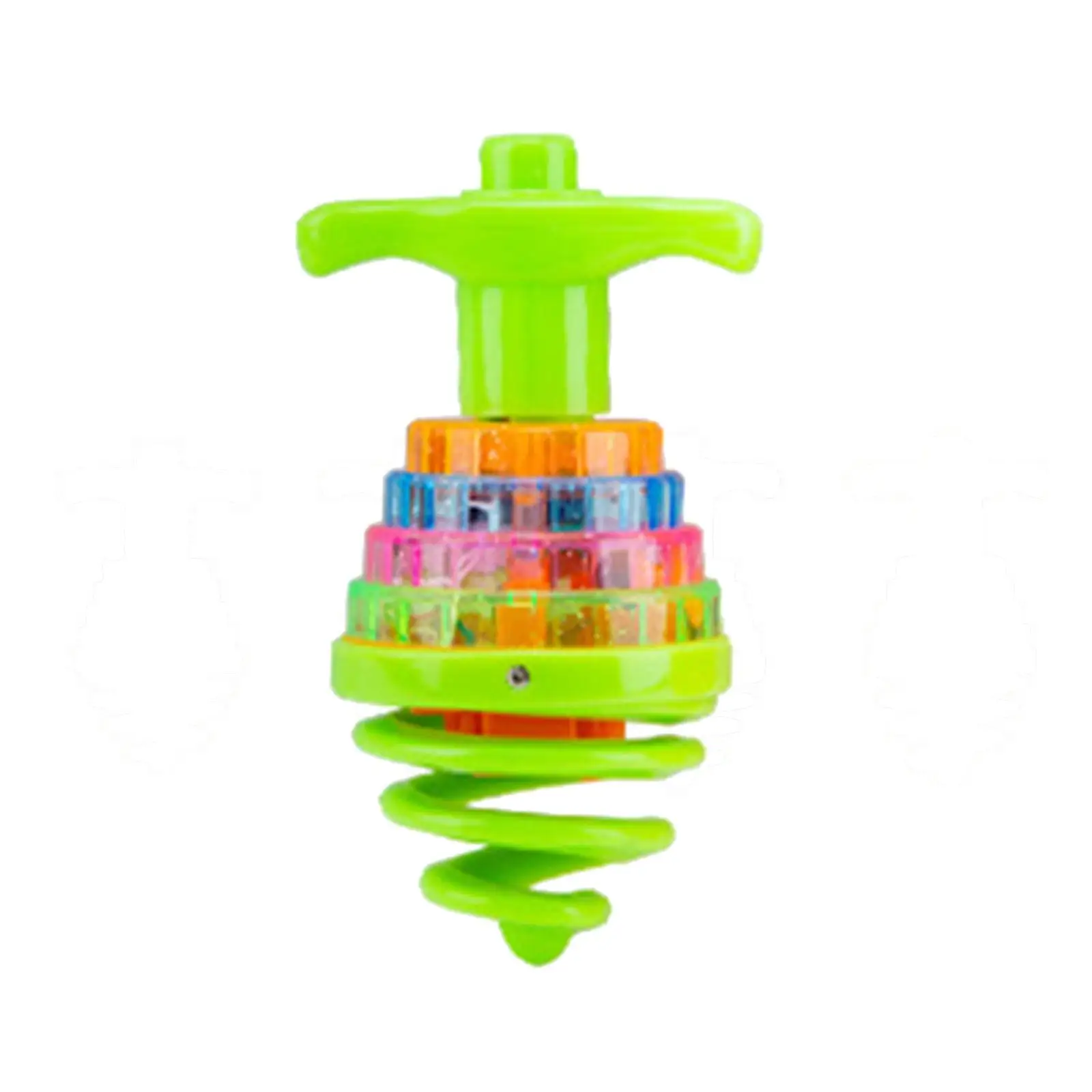 

Gyro Peg Toy Rotating Toy Glow Spiral Kids Educational Toys Rotating Wheel Lightweight Rotating Gyro Toys Top Toys for Children