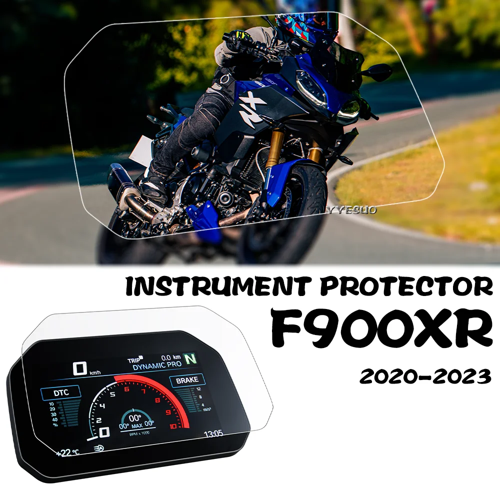 대시보드 스크린 보호대 오토바이 TPU 인스트루먼트 필름, F900XR 액세서리, BMW F 900 XR F900XR 개조 부품 2020-2023