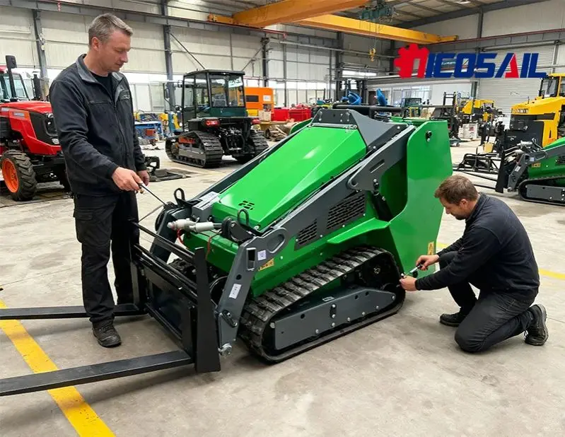 Haushalts-Minilader 25 PS mit anderen Motoren, Schlepplenklader, Mini-Schlepplenklader für Forstwirtschaft und Landwirtschaft