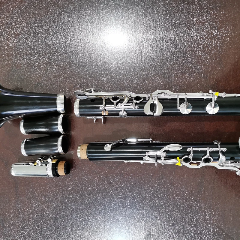 ANMUTIG Oehler System G Tune Clarinet Ebony Clarinet Silver Plated 18 Keys