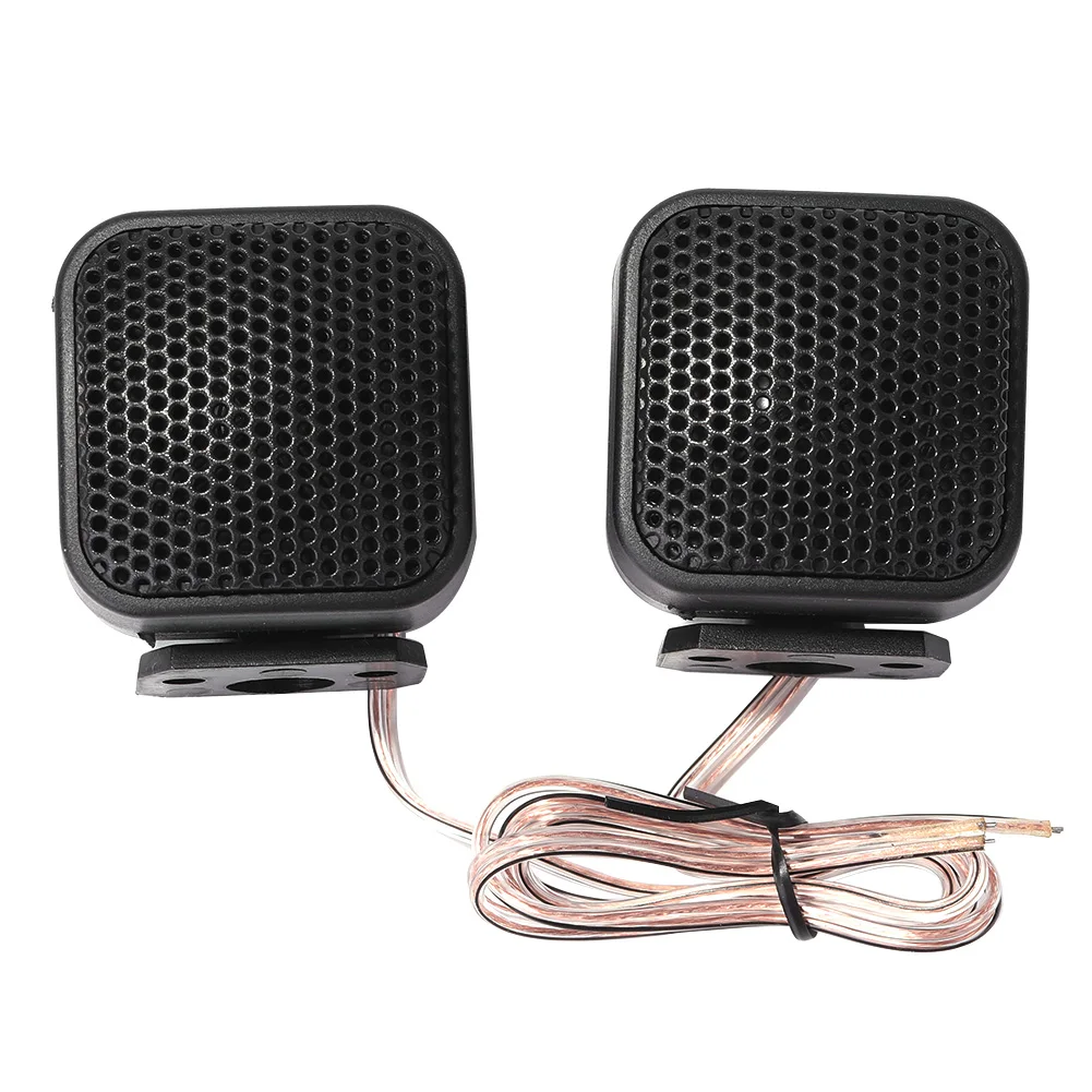 500W 5A 12V DC Car Audio Loudspeaker Mini Tweeter Speaker Super Power Audio Auto Sound Speaker Mini Square