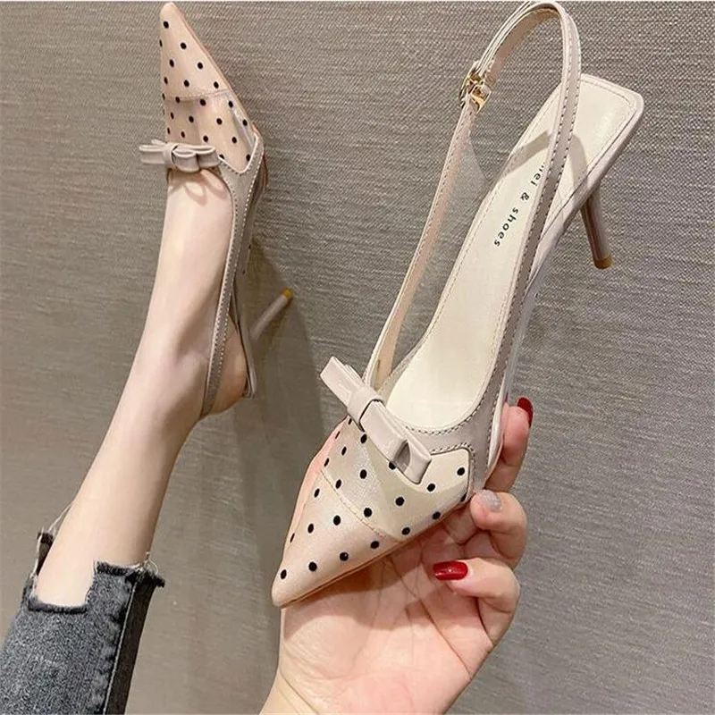 

New Clear Heel Sweet Elegant Dress Shoes for Women Women's Elegant High Heels Sexy Fashion Summer Woman Sandles 2022 43