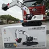 Huina 1/14 21channels Emote Control Excavator Engineering Car Demolition Machine Grab Machine Grab Machine Alloy Bucket Dump Ca 3