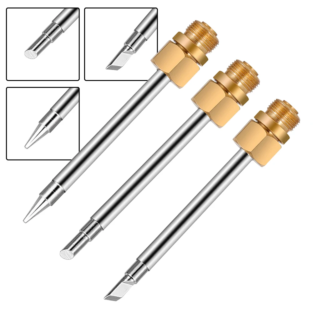 

1pcs 2inch B/C/K 510 Interface 15W Copper Soldering Iron Tips For Portable USB Welding Rework Tools Accessories