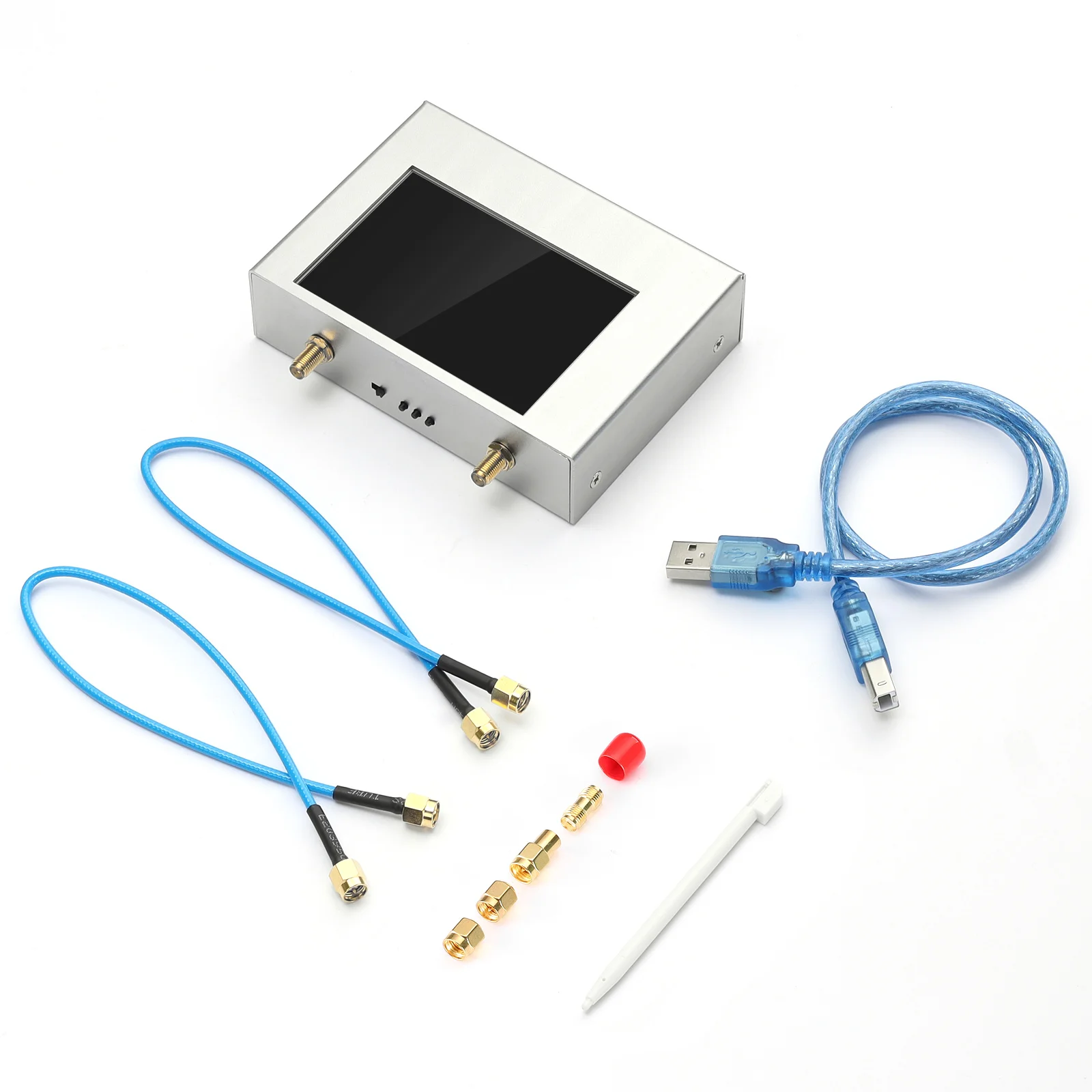 NanoVNA V2 Plus4 50KHz-4GHz Vector Network Analyzer 4 Inch TFT Shortwave HF VHF UHF 70-90dB With 3200mAh Battery 6