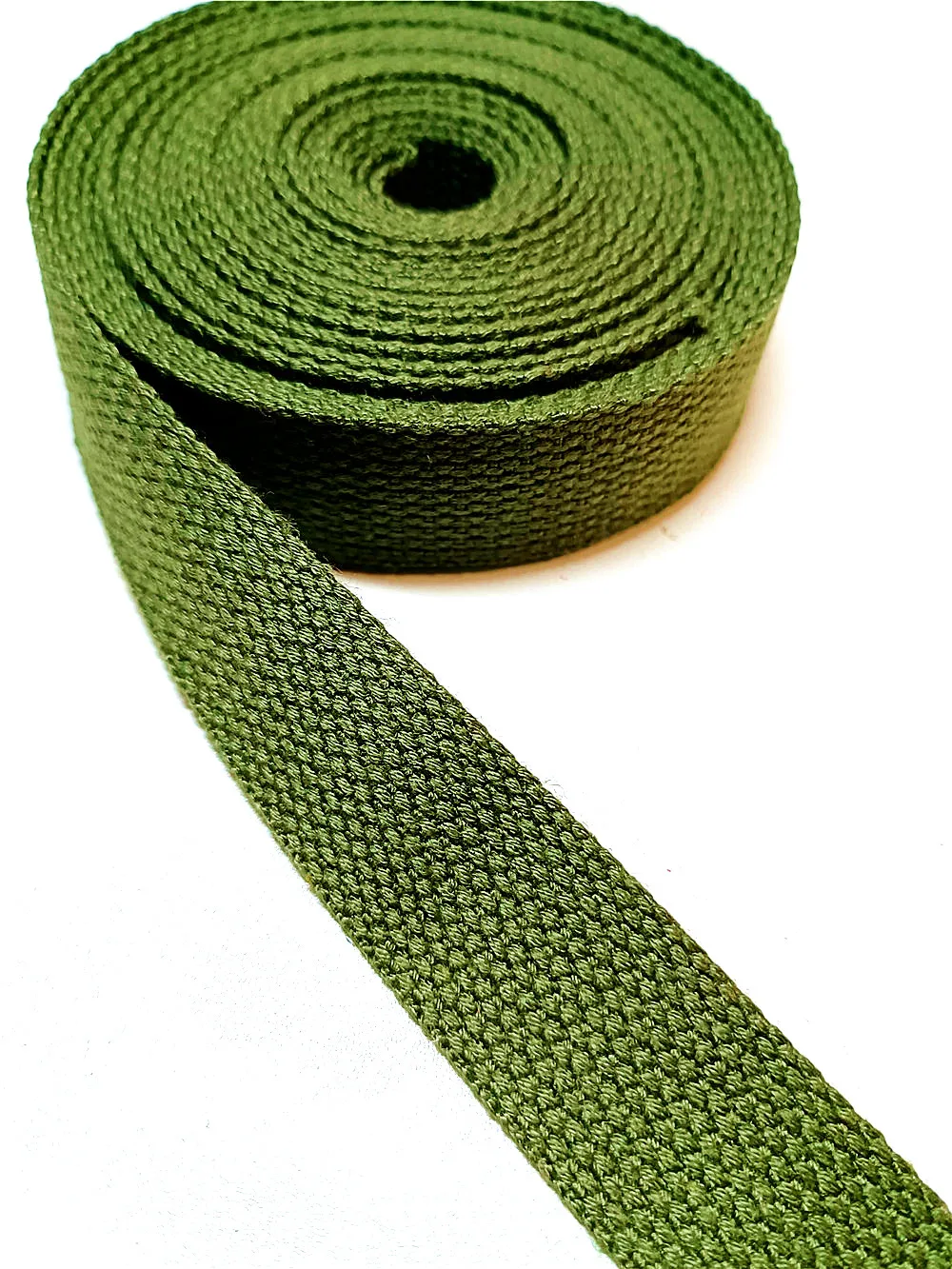 2,5 cm, 3 Meter schwere Gurtbänder aus Canvas-Baumwolle für Kunsthandwerk, Schlüsselanhänger, Geldbörsengurte, Gürtel, 2,5 cm – Detail 1