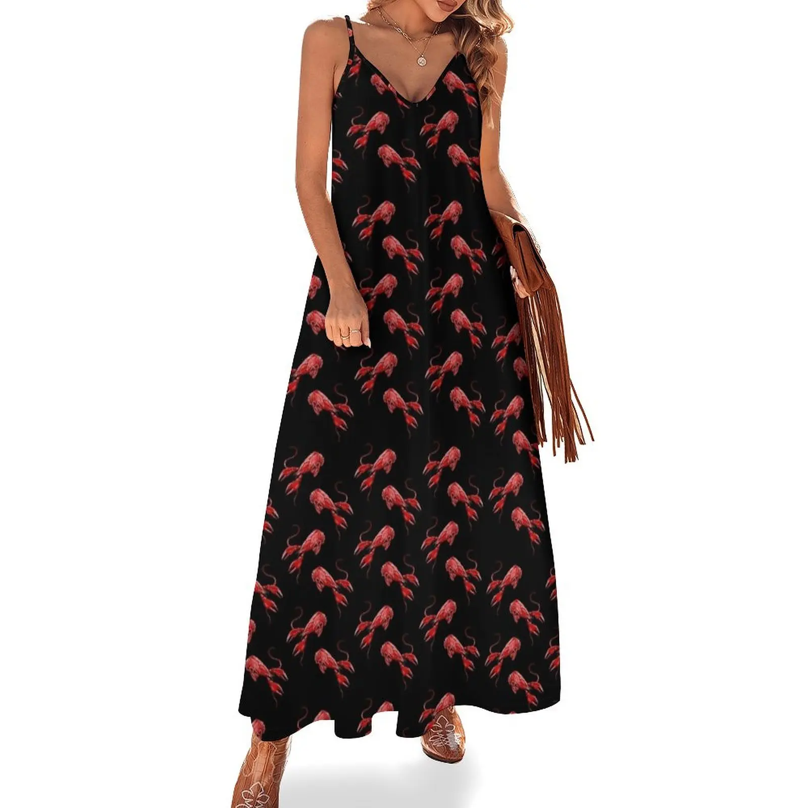 

Christie Crawfish Sleeveless Dress woman dress Aesthetic clothing Prom gown