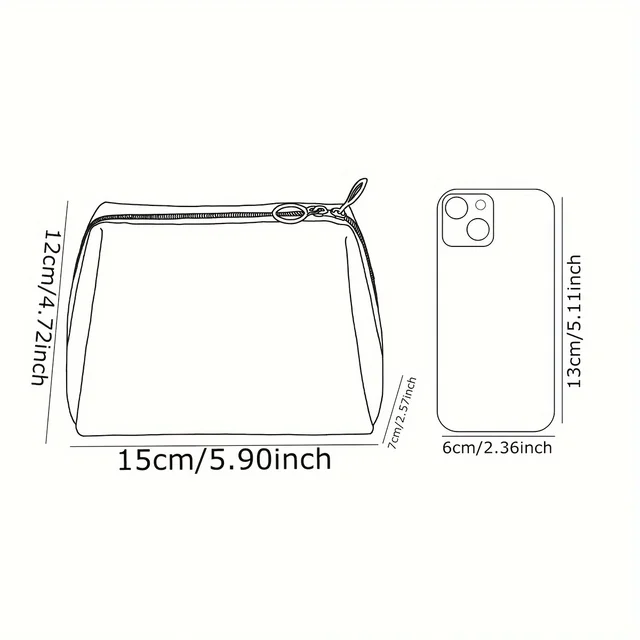 Purple butterfly print pattern makeup bag Purple butterfly print pattern makeup bag