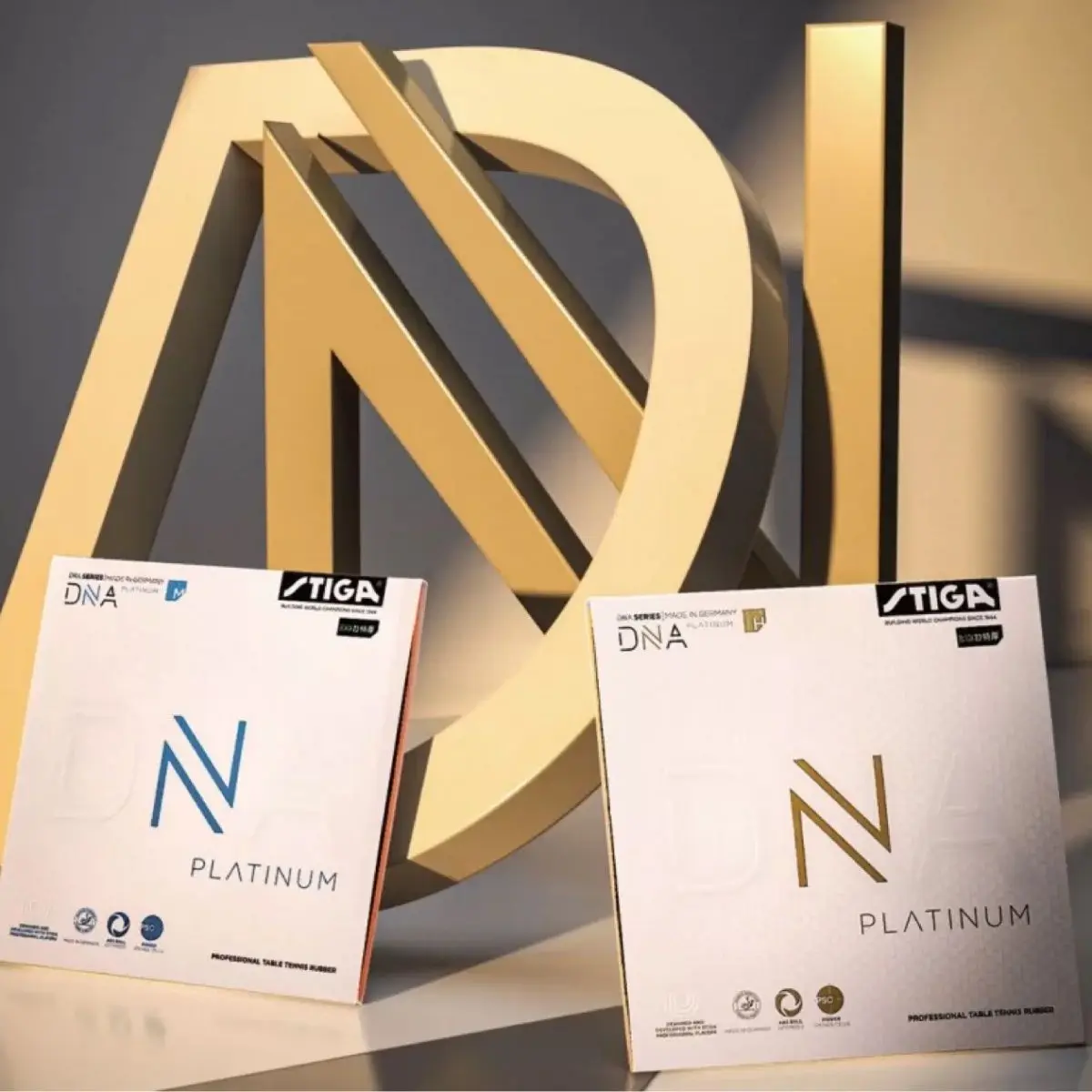 Description Picture 6 of itemSTIGA DNA-Platinum Table Tennis Cover Rubber, Imported, Anti Glue and Astringent Table Tennis Racquet  Red Dragon DNA M H