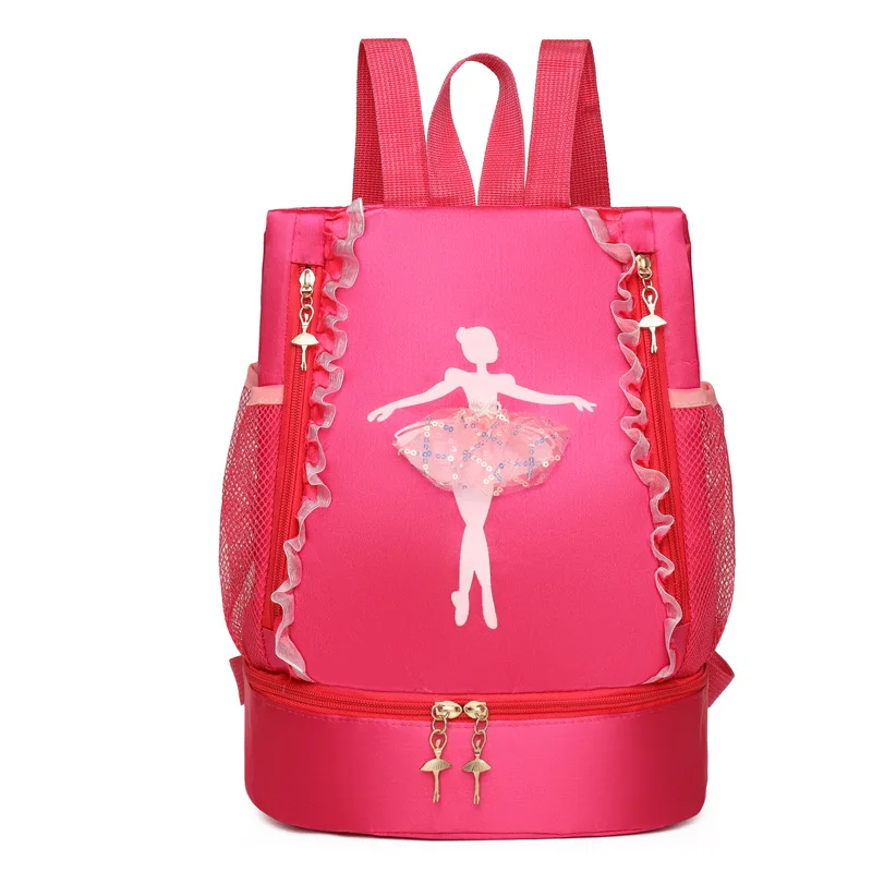 Ballet Dance Bags School Backpack Girls Kids Storage Bags Ballerina Handbag Shoulder Lace