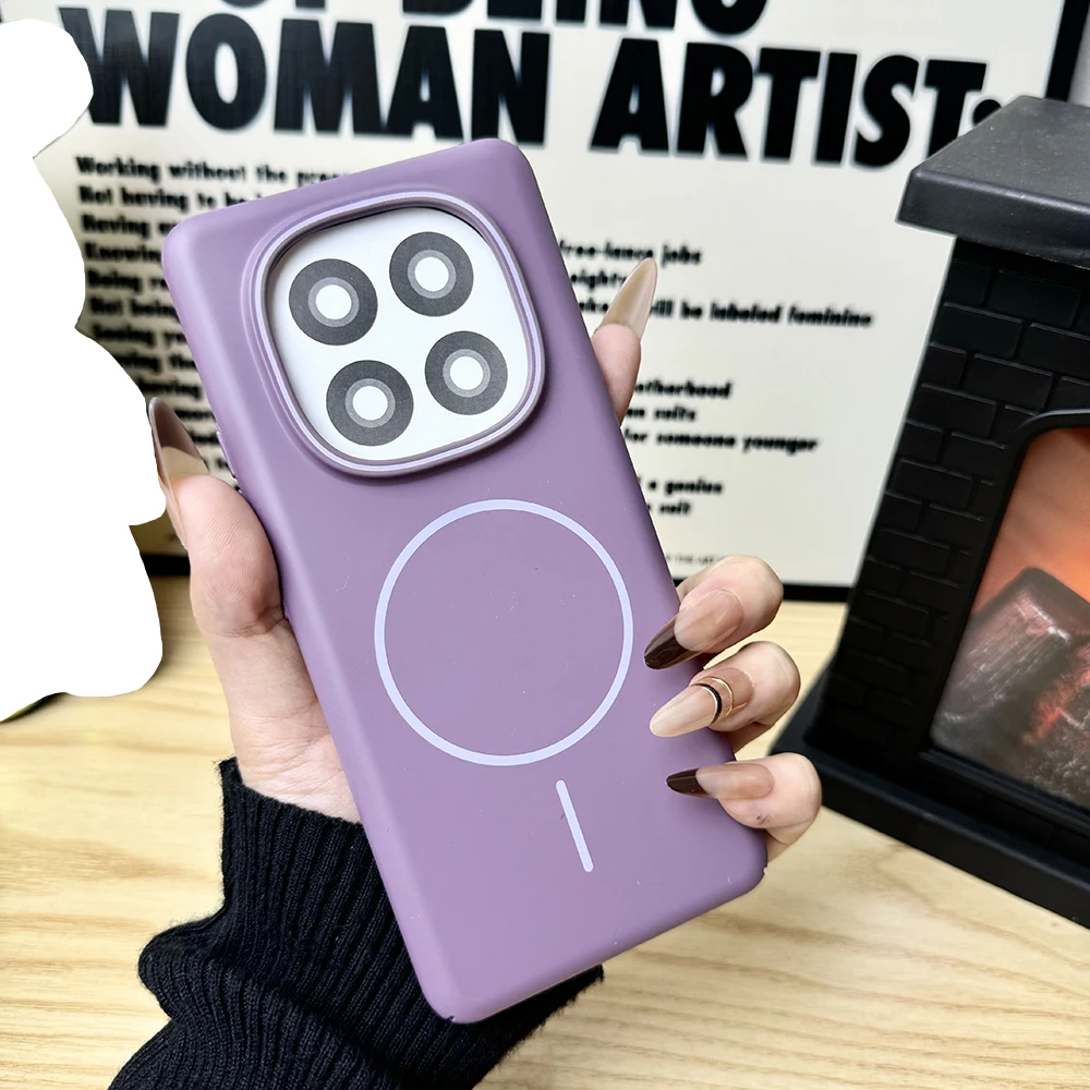 Luxury PC Matte Magnetic Shockproof Hard Phone Case - Ultrathin Design