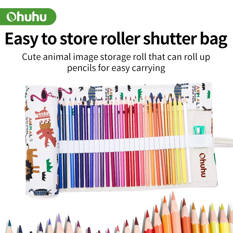 Ohuhu Colored Pencil Professional Oil Color Pencil Set Soft Wood Watercolor Crayon Drawing Pencils oil pastels color pencils School Kid Art Supplies