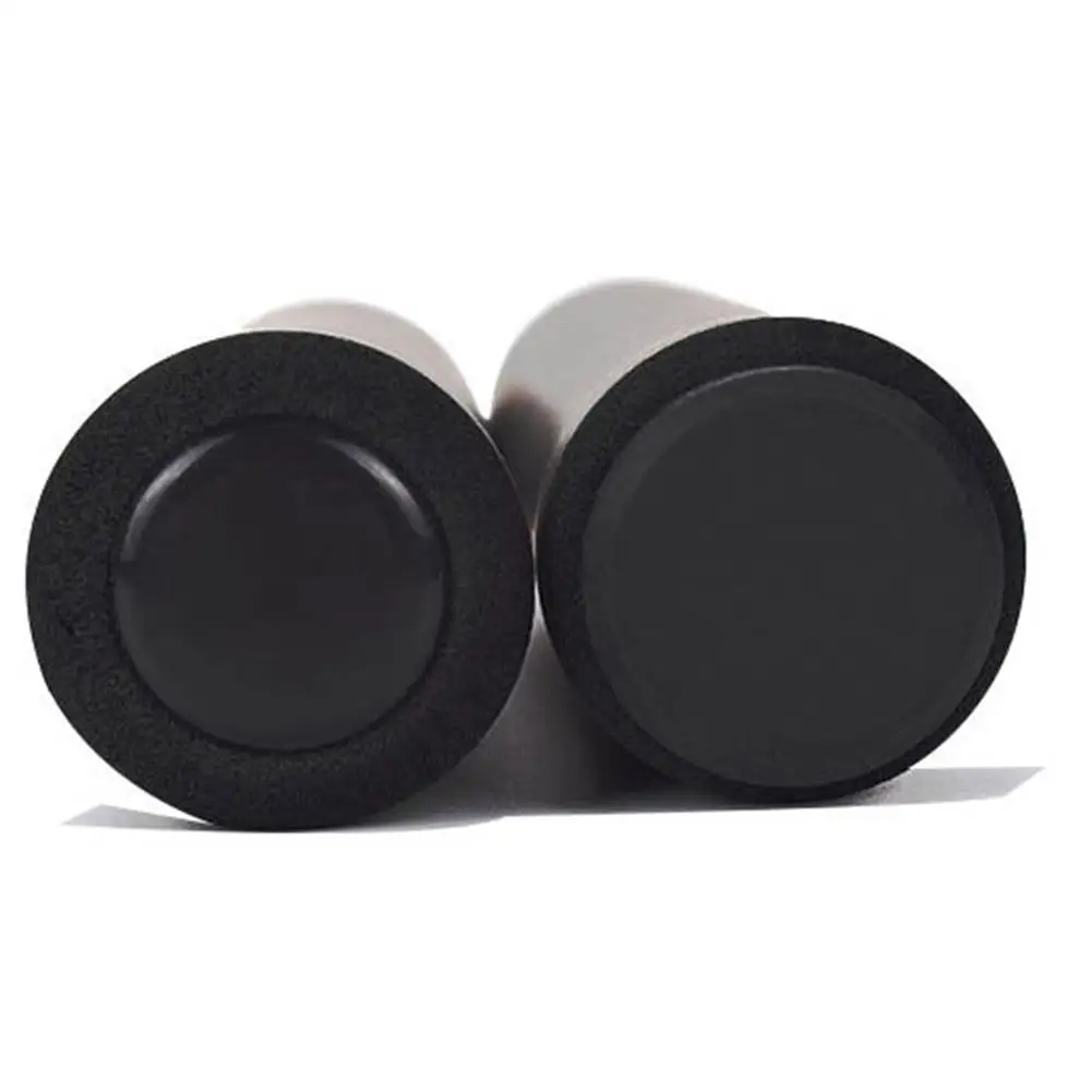 2 Pcs Mountain Bike Handlebar Bar End Grip Stoppers Plastic Soft Rubber Push-in Bicycle Replace Accessories