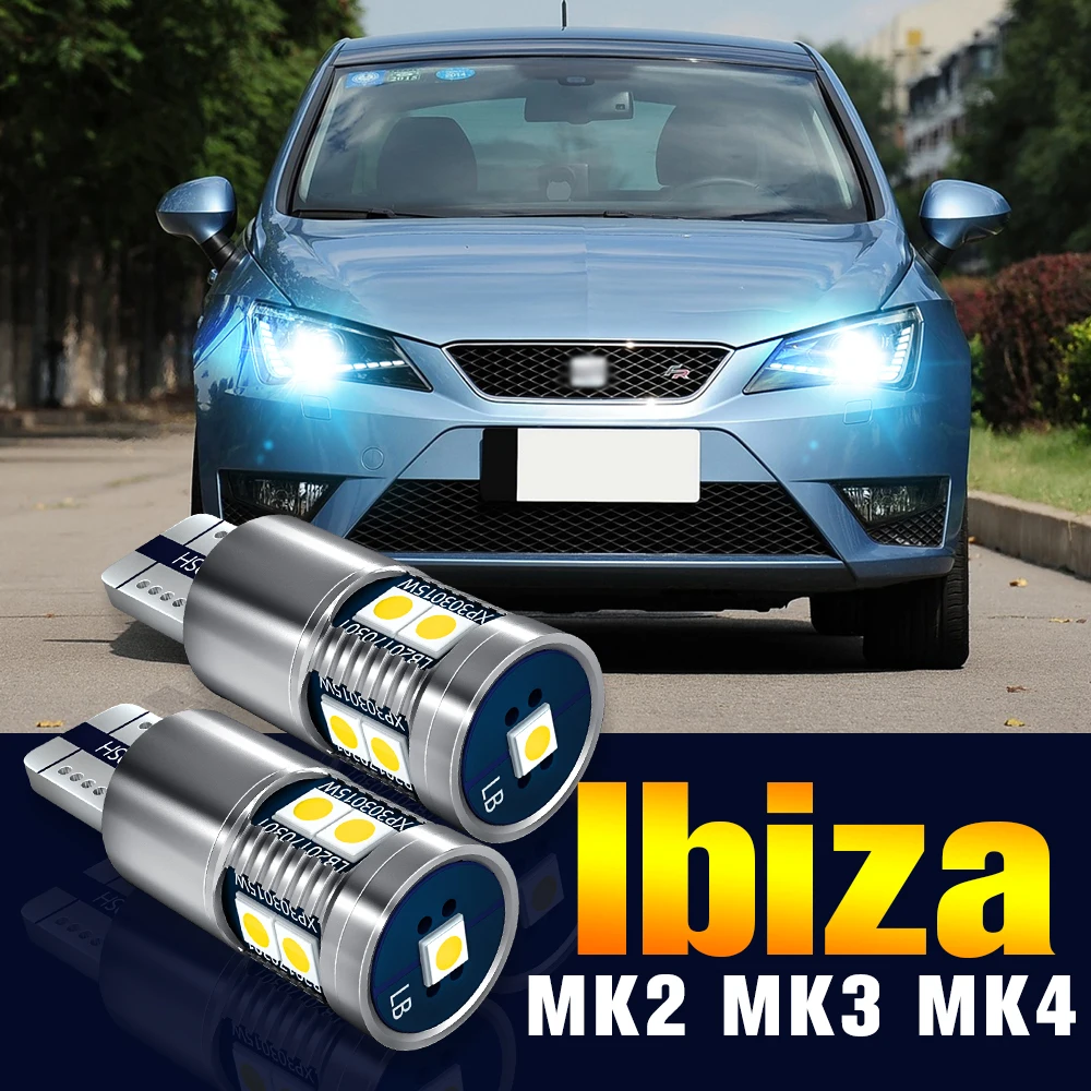 Accesorios LED Interiores Canbus, para Seat Ibiza 6L 6J 6P 6K 6F 6K2 MK2  MK3 MK4 MK5 FR 2000 2004 2005 2011 2018 2019 2021 : : Coche y moto