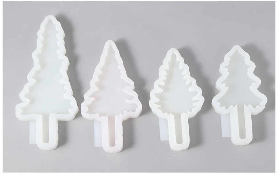 Description Picture 6 of itemBoowan Nicole Layered Christmas Tree Canddle Silicone Mold DIY Christmas Home Decor Mold for Scented Candles Soap Cookies Making