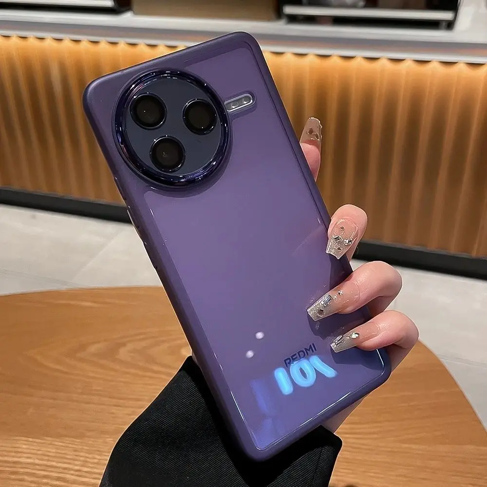 Translucent Shockproof Silicone Case with Camera Protection and Lens Film