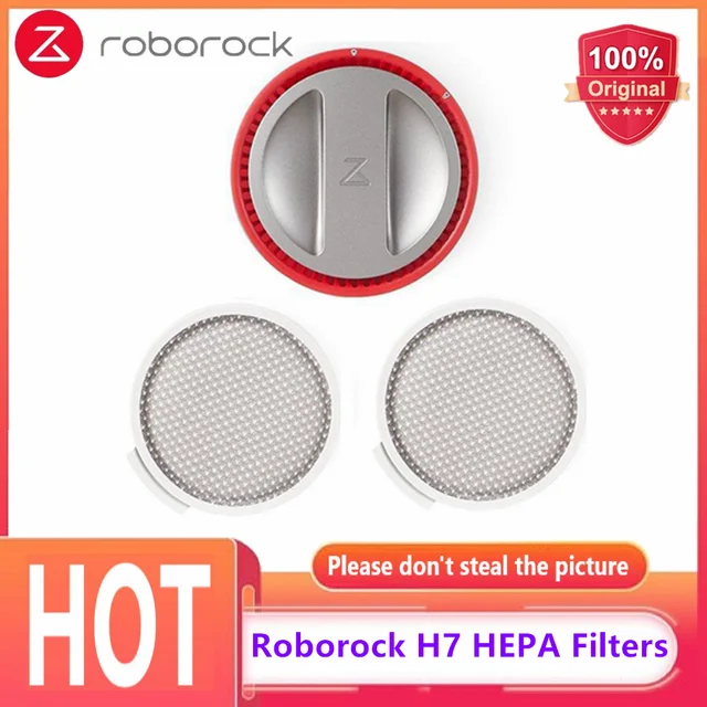 For Xiaomi Roborock H7 Front Cotton Filter And Rear Hepa Filter