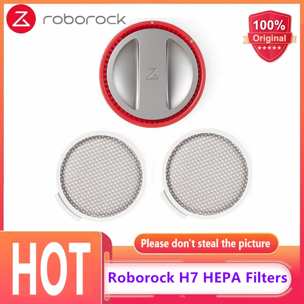Original Roborock H7 HEPA Filter Washable Accessoires Handheld Vacuum Cleaner H7 Rear Filter