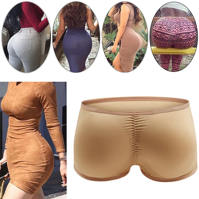 US Women Body Shaper Briefs Butt Lift Panties Booty Enhancer Hip Push Up  Booster