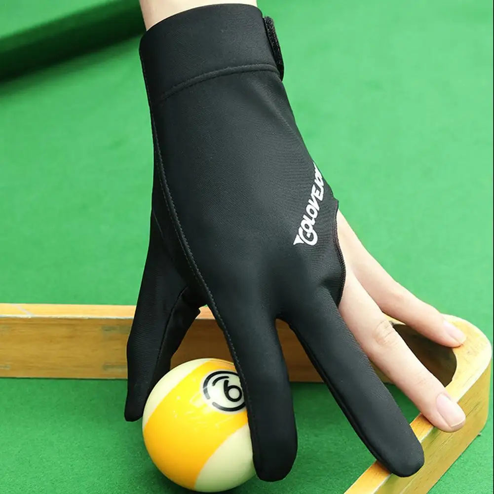 Billiard gloves billiard training accessory Professional three finger left hand snooker billiard glove slip resistant elasticity training accessory