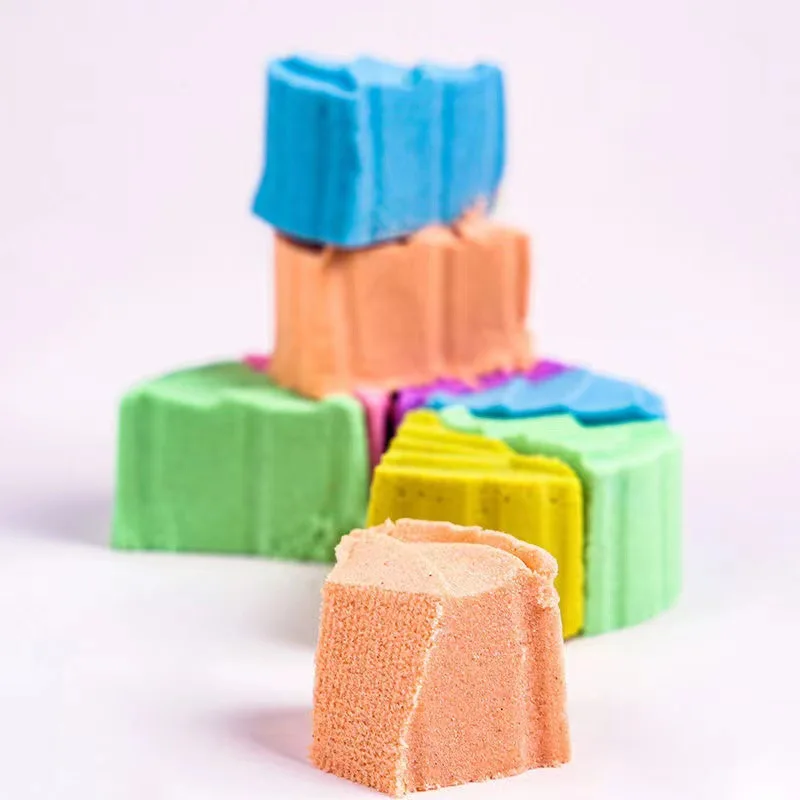 500g/bag Educational Sand Clay Amazing DIY Indoor Magic Playing Sand Children Toys Mars Space Sand 7 Colours Availible